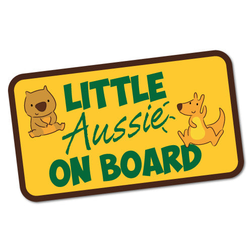 Little Aussie On Board Sticker