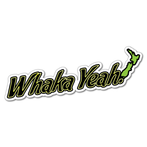 Whaka Yeah Sticker New Zealand
