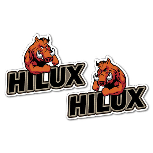 2X Muscle Boar Sticker For Hilux