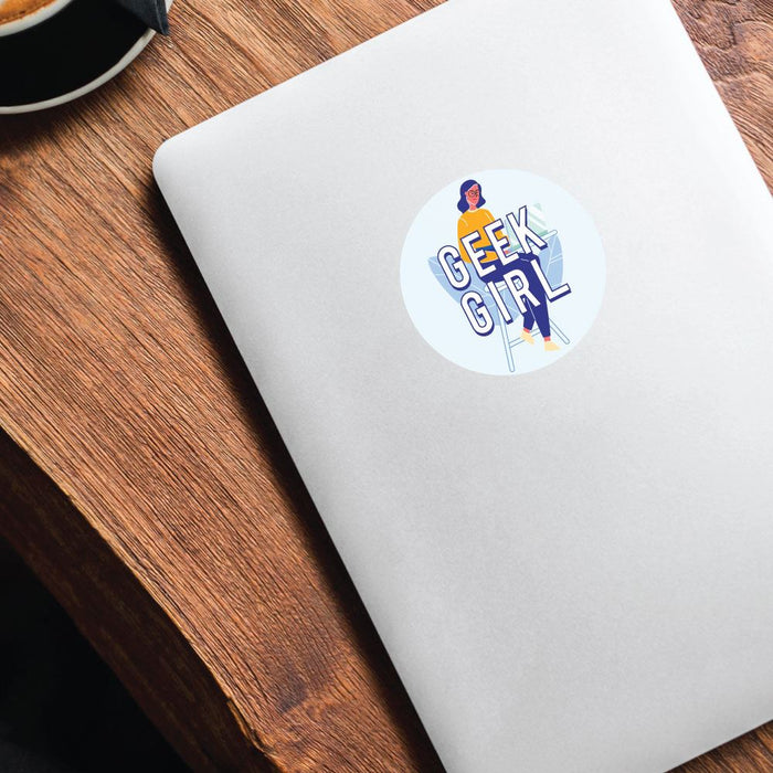 Geek Girl Sticker Decal