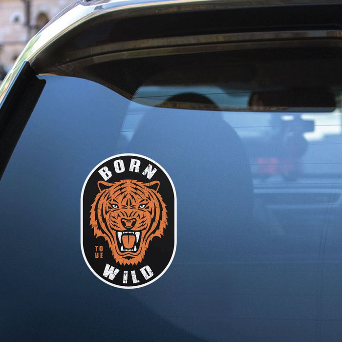 Born To Be Wild Tiger Sticker Decal