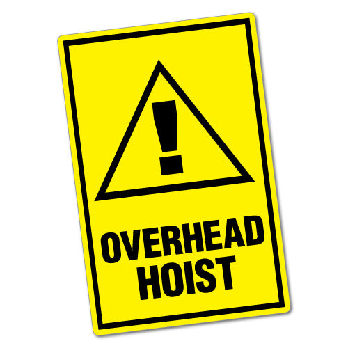 Overhead Hoist Sticker