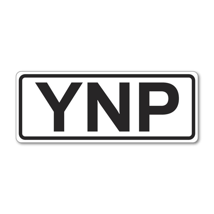 Ynp Yellowstone National Park Sticker Decal