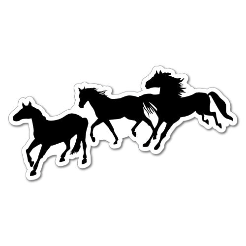 Running Horses Car 4X4 4Wd Outback Bush Country Sticker