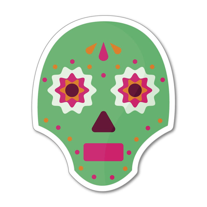 Mexican Skull Sticker Decal