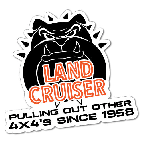 Pulling Out Other 4X4 For Landcruiser Sticker