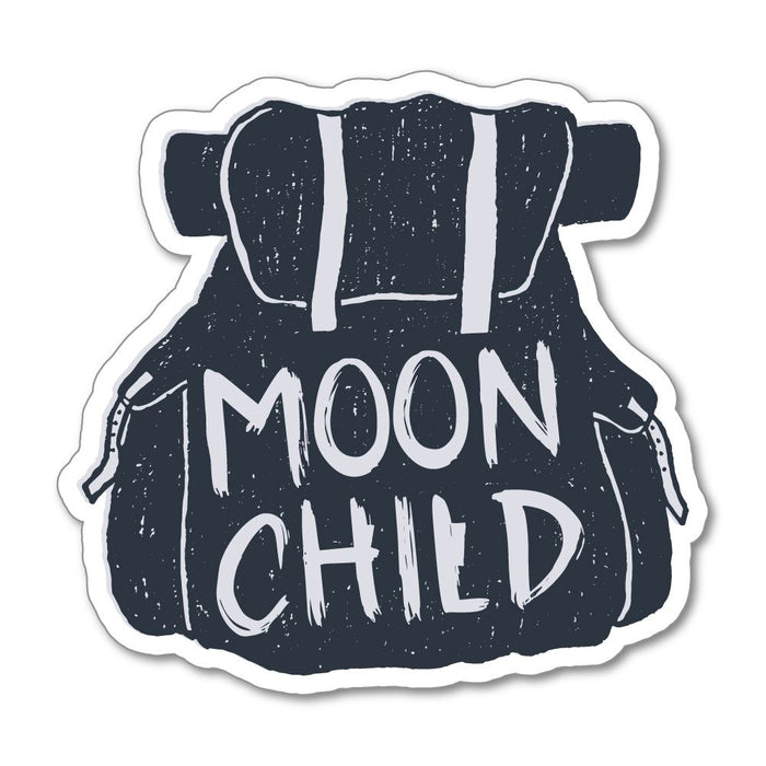 Child Traveller Young Moon Sticker Decal