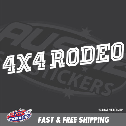 4X4 Sticker For Rodeo