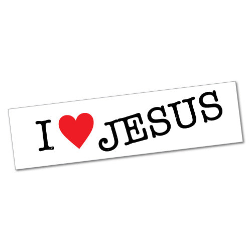 I Heart Jesus Sticker