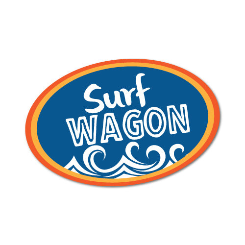 Surf Wagon Sticker