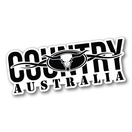 Country Australia Bull Sticker