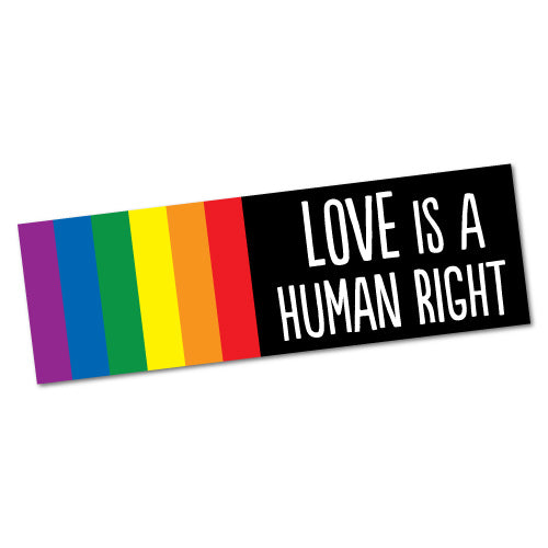 Love Is A Human Right Equal Marriage Rights Sticker