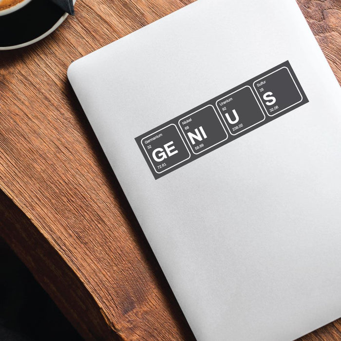 Genius Sticker Decal | Geek Stickers - Sticker Collective