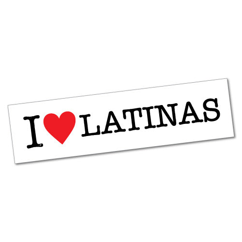 I Heart Latinas Sticker