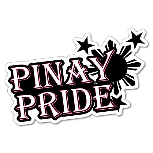 Pinay Pride Filipino Car Laptop Sticker