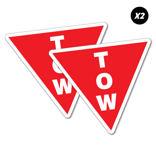 Tow Sticker Track 2X Tow Point Motor Racing Sticker | JDM Stickers - Sticker Collective