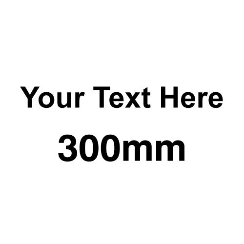 Custom Text Or Name 300Mm Sticker