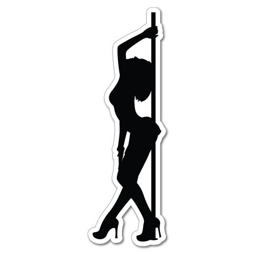 Sexy Pole Dancer Sticker
