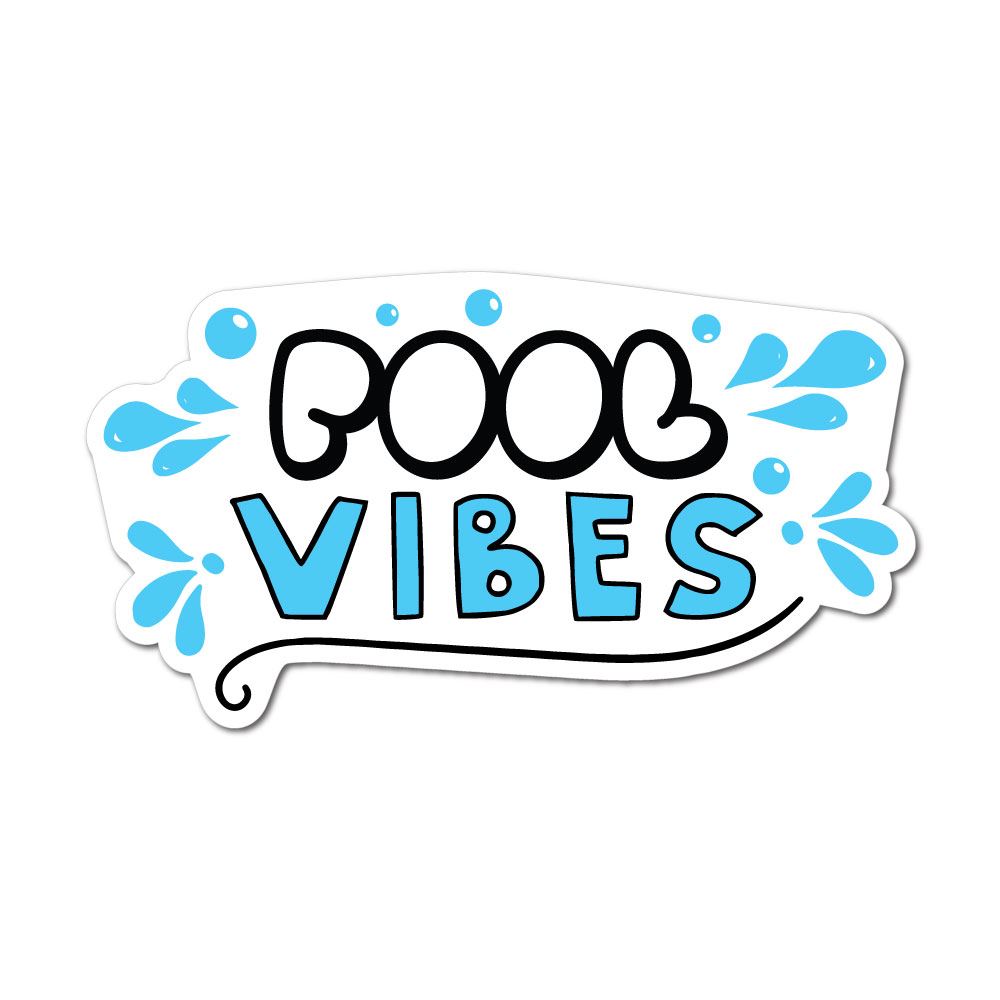 Pool Vibes Sticker Decal | Sport Stickers - Sticker Collective