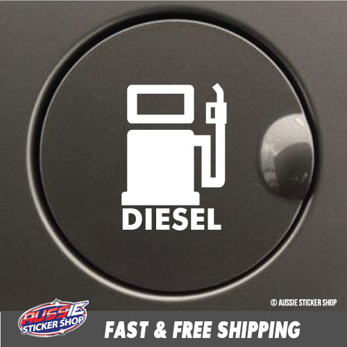 Diesel Fuel Cap Sticker