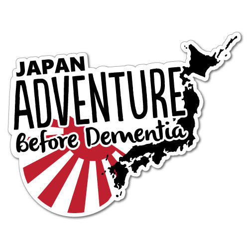 Adventure Japan Before Dementia Jdm Sticker