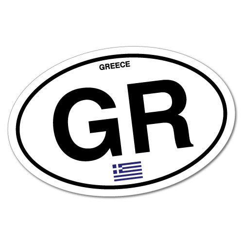 Greece Country Code Sticker
