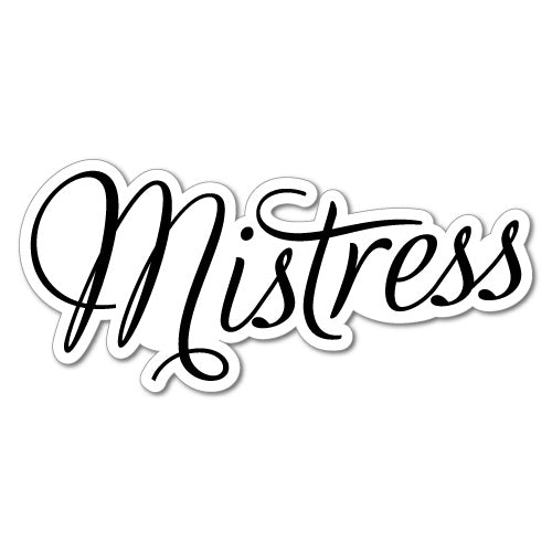 Mistress Car Ute Sticker