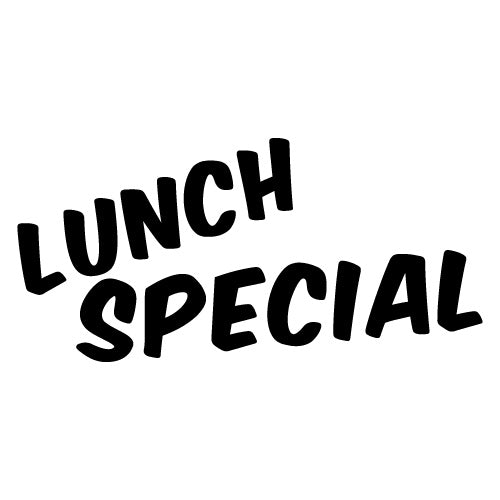 Lunch Special Restaurant Cafe Window Sticker