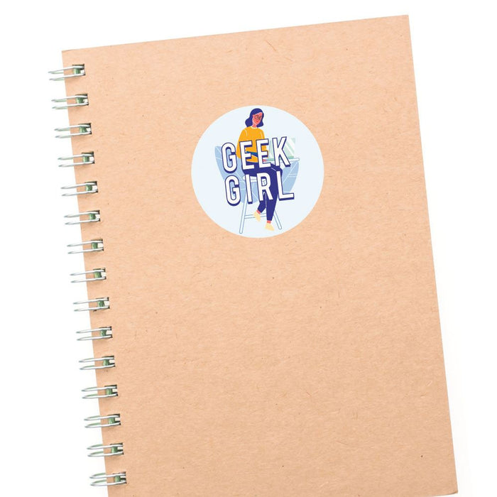 Geek Girl Sticker Decal