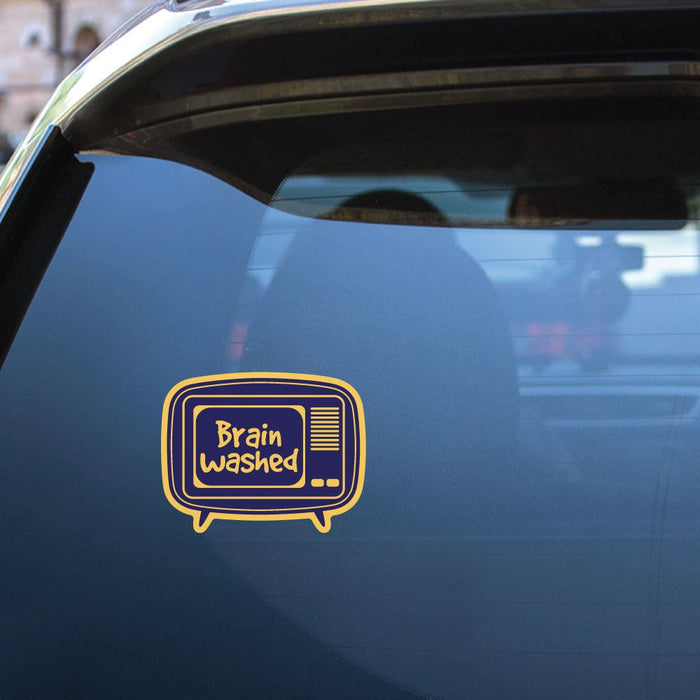 Brain Washed Tv Sticker Decal