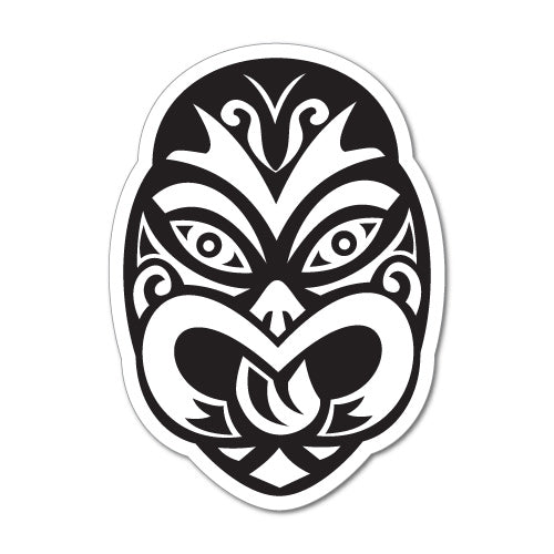 Maori Tiki Mask New Zealand Fuel Cap Sticker
