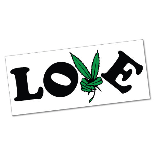 Love Weed Sticker