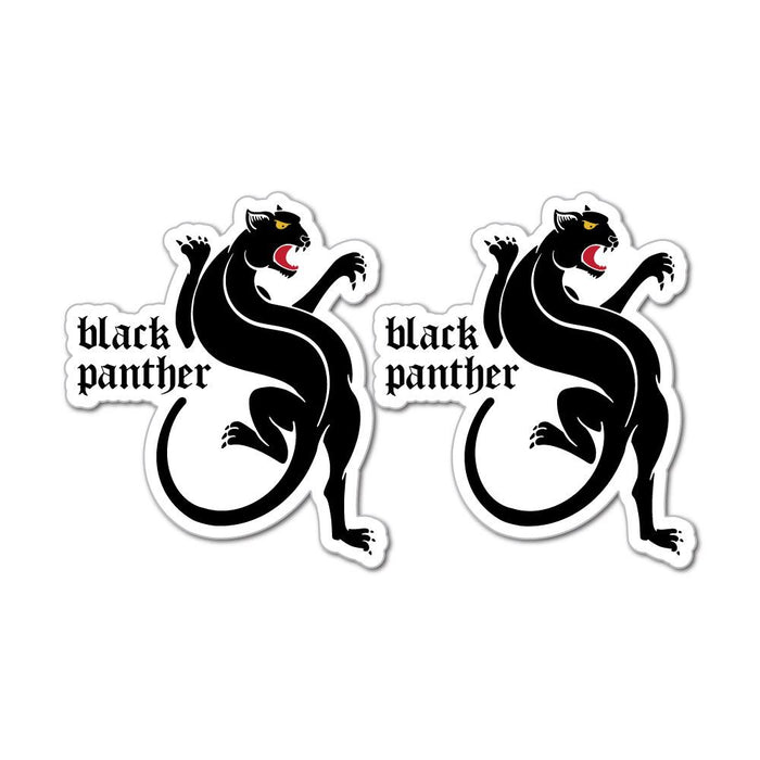 Black Gothic Panther X2 Sticker Decal