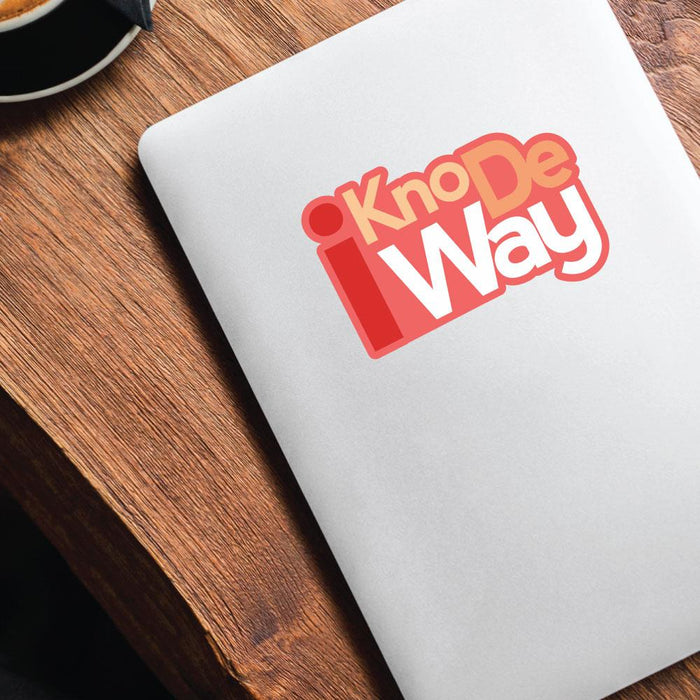 I Kno De Way Knuckles Sticker Decal