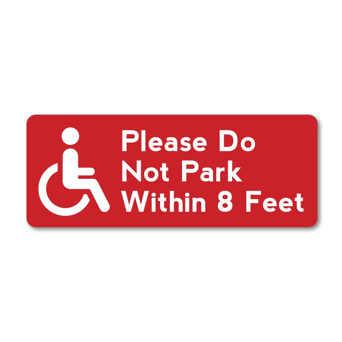 Do Not Park Sticker Decal