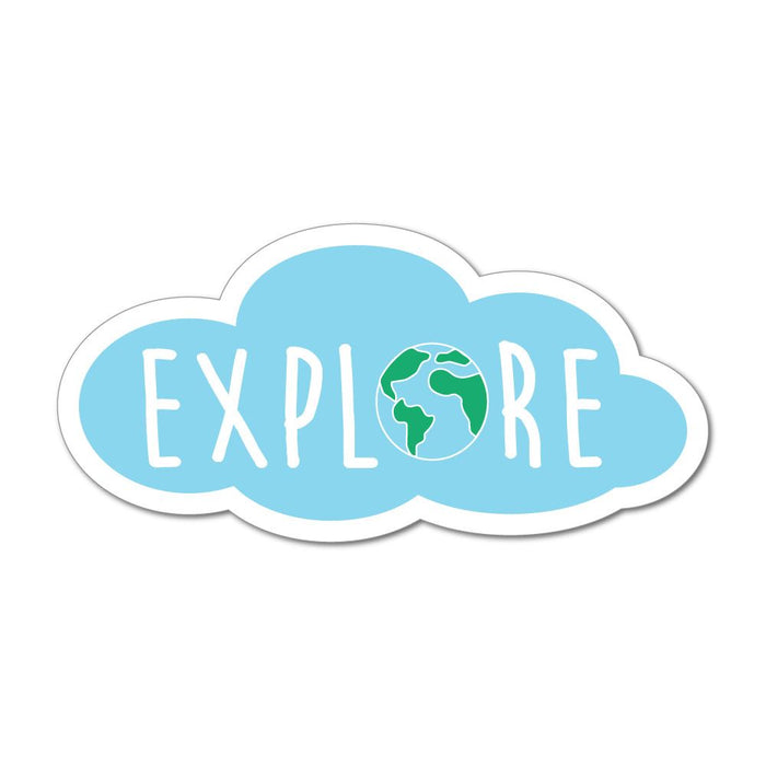 Explore Travel Adventure World 4X4 4Wd Offroad Bush Car Sticker Decal