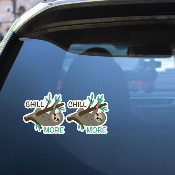 2X Chill More Sticker Decal