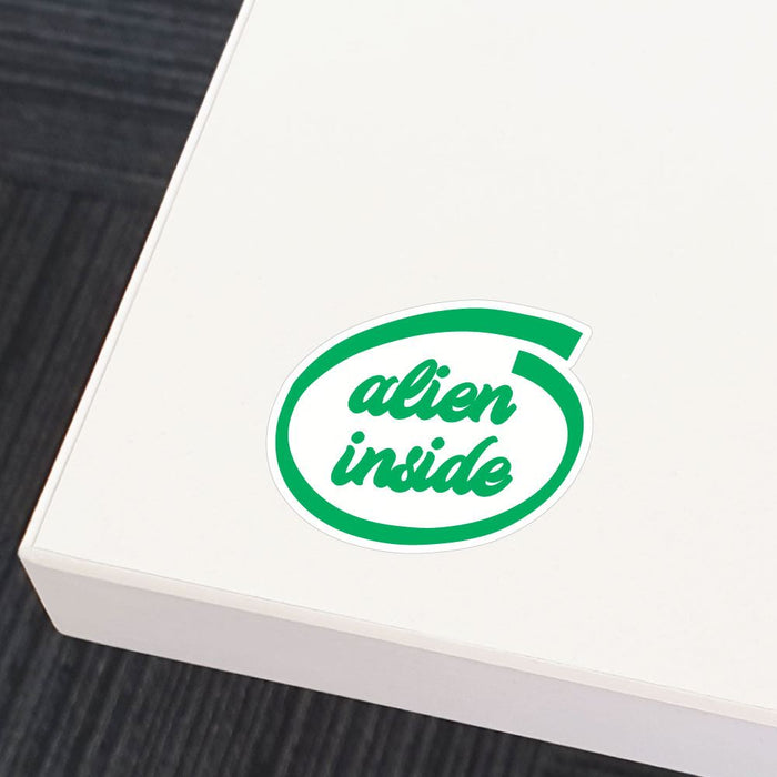 Alien Inside Sticker Decal