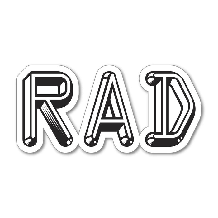 Rad Sticker Decal | Inspirational Stickers - Sticker Collective