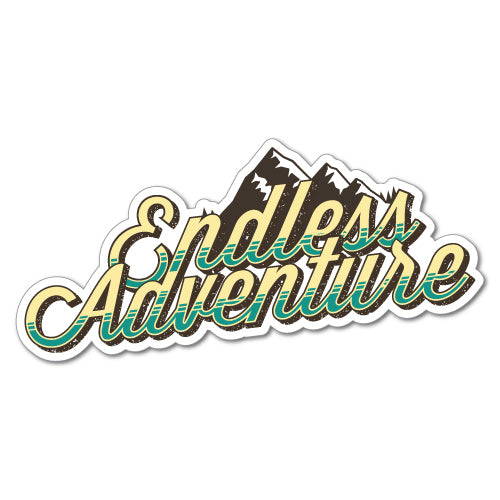 Endless Adventure Mountains Sticker