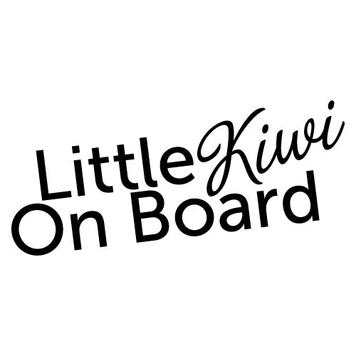 Little Kiwi On Board Sticker New Zealand