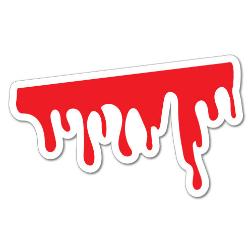 Bleeding Car Laptop Sticker