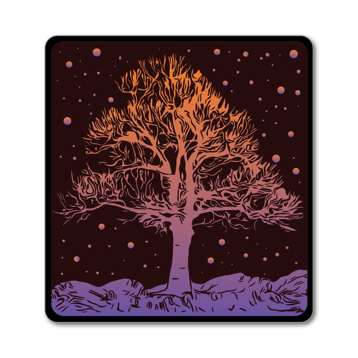 Magic Hippie Boho Gypsy Mythical Trippy Art Tree Earth  Car Sticker Decal