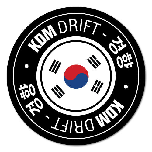 Kdm Drift Circle Car Sticker For Korean Kia Hyundai