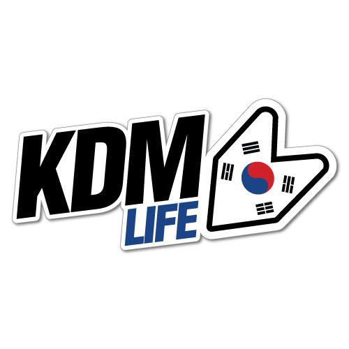 Kdm Life Car Sticker For Korean Kia Hyundai | KDM Stickers - Sticker ...