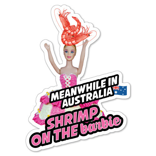 Shrimp On The Bbq Sticker