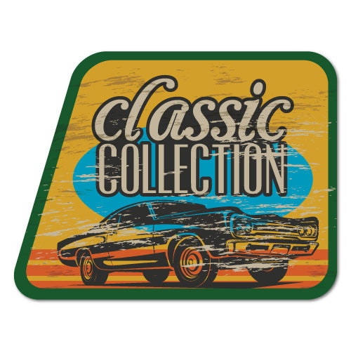 Classic Collection Car Sticker | Vintage Stickers - Sticker Collective