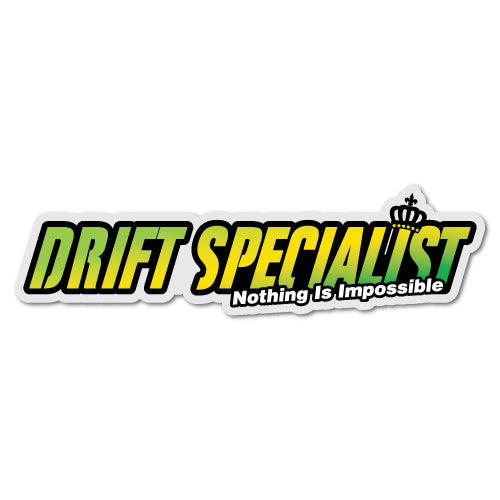 Drift Specialist Car Sticker