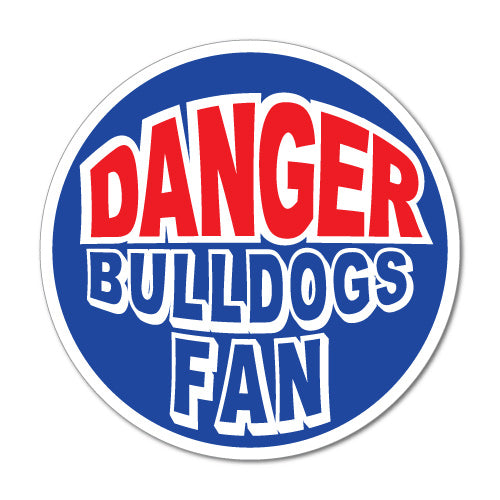 Danger Fan Footscray Aussie Rules Sticker