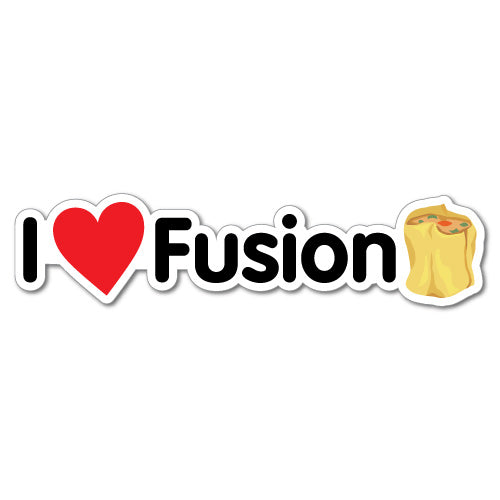 I Heart Fusion Dim Sim Food Sticker